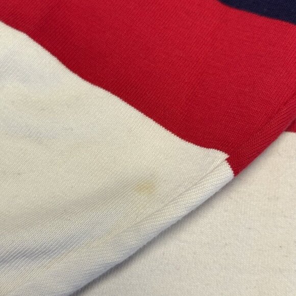 Gant Rugger Long Sleeve Rugby Shirt Mens Medium White Striped Collared VTG USA - Picture 8 of 14